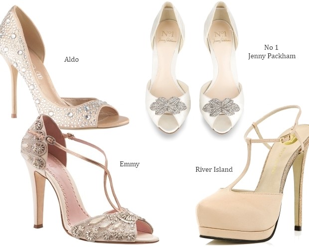 Wedding Shoes - Our Favourite White, Ivory, Gold  Blush Wedding Shoes ...