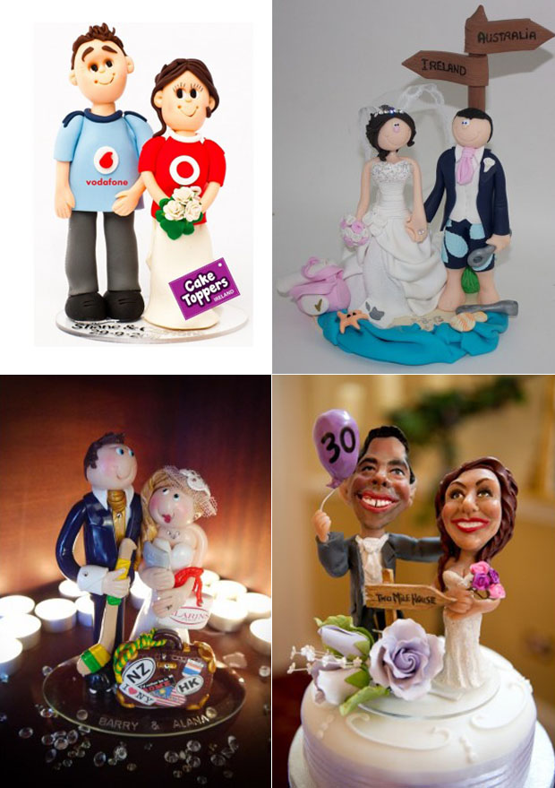 8 Personalised Wedding Cake Topper Ideas