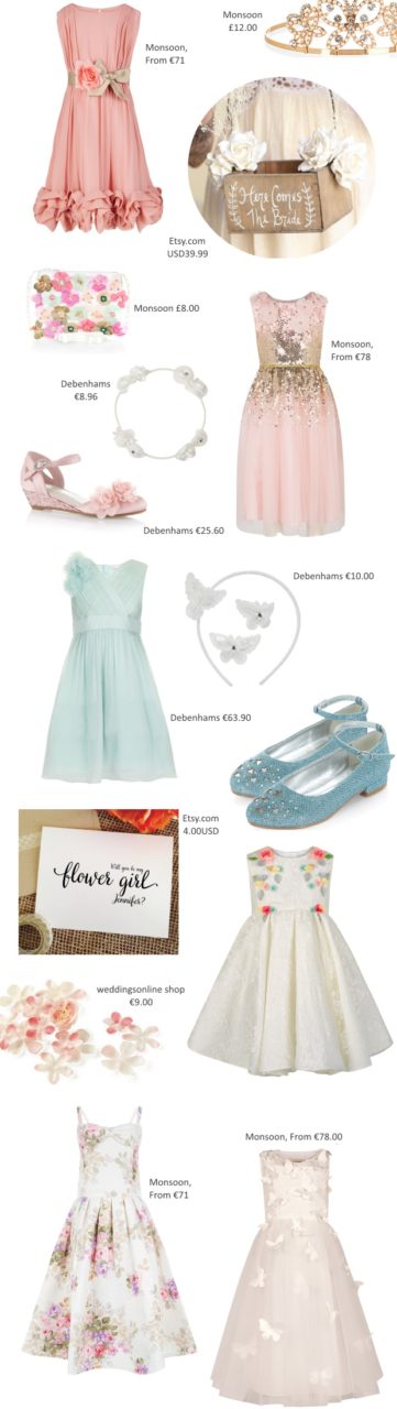 debenhams monsoon flower girl dresses