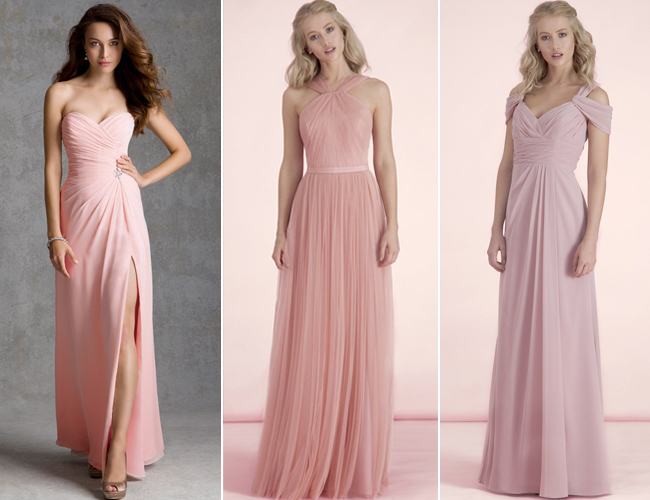 Pretty in Pink 22 Beautiful Blush Bridesmaid Dresses