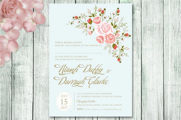 18 Fabulous Fl Spring Wedding Invitations Weddingsonline Spring Is The Perfect Season For A Wedding In Ireland Bright Mornings Long Evenings Gardens Bloom And Generally Everybody Being Better Humour All