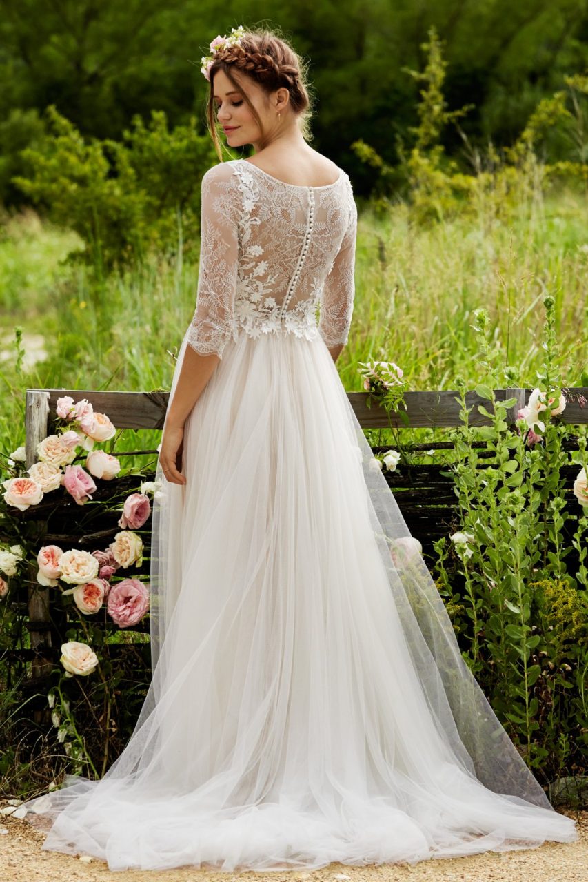 Wedding Dresses For Mature Brides wedding dresses detailed lace back amelie love marley watters - Wedding Dresses For Mature Brides