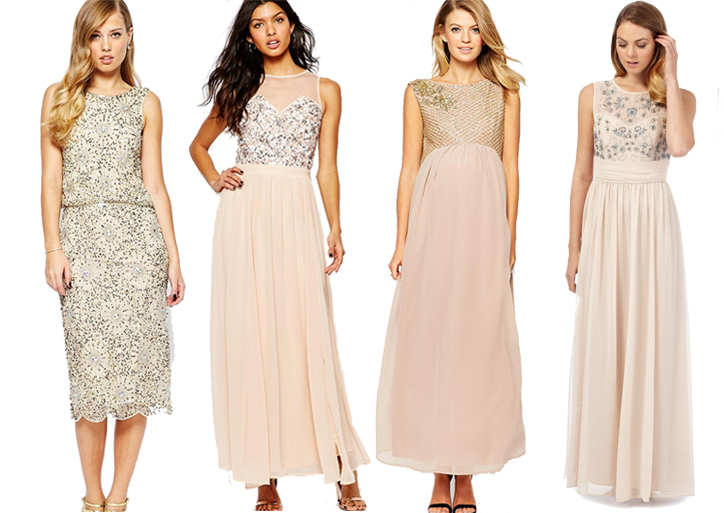 Embellished Bridesmaid Dresses