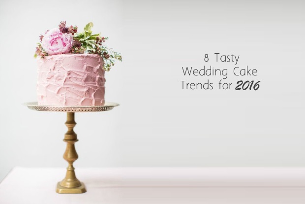 Tasty Wedding Cake Trends 2016  weddingsonline
