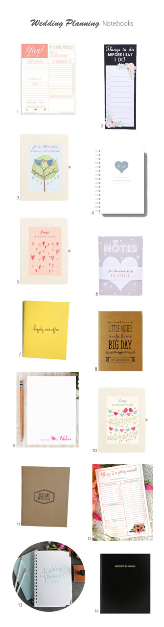 wedding planning notebooks