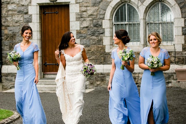 asos blue bridesmaid dresses
