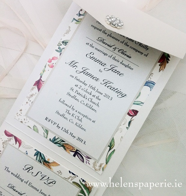 helens paperie floral invite