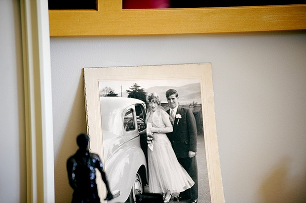 image of old family wedding photo