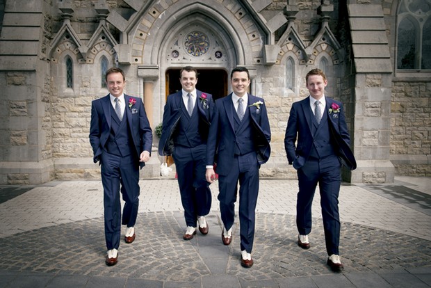 20s style groomsmen