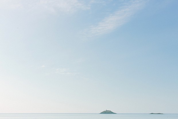 blue sky and sea photography island