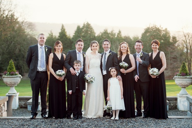classic winter wedding style party
