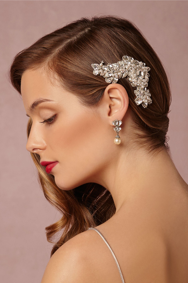 bride-side-swept-hair-vintage-hairpiece