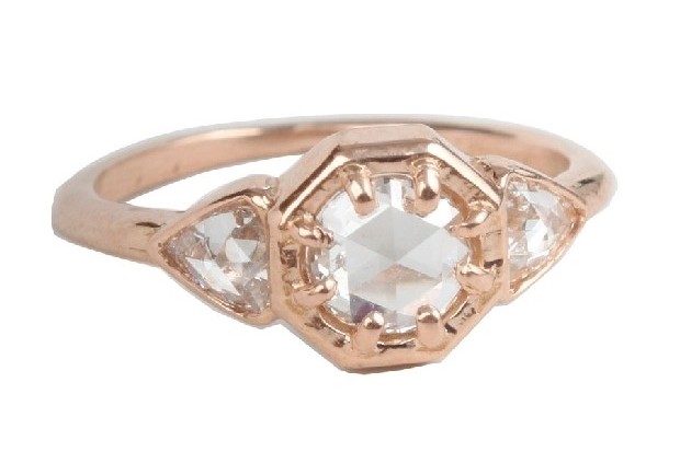 modern-engagement-ring-designers-lauren-wolf-18ct-rose-gold-catbird