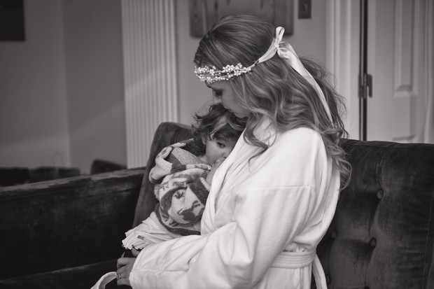young-bride-flowergirl-daughter-portrait