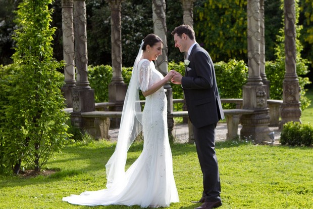 bride-and-groom-on-grounds-of-ballyseede-castle-kerry