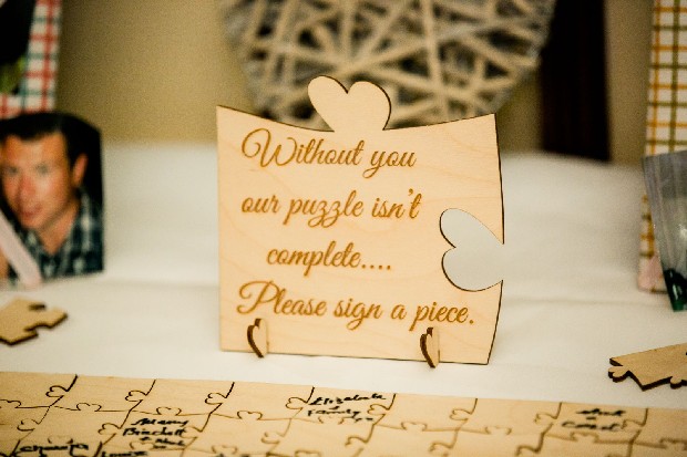 Beautiful Puzzle Piece Wedding Guest Book Ideas Styles Wedding Puzzle Pieces Tips And Inspiration