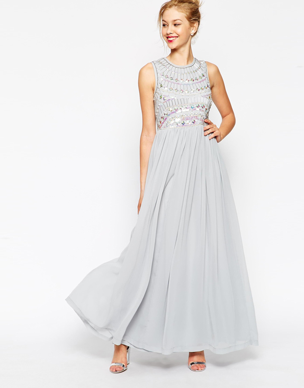 embellished-light-grey-bridesmaid-dress