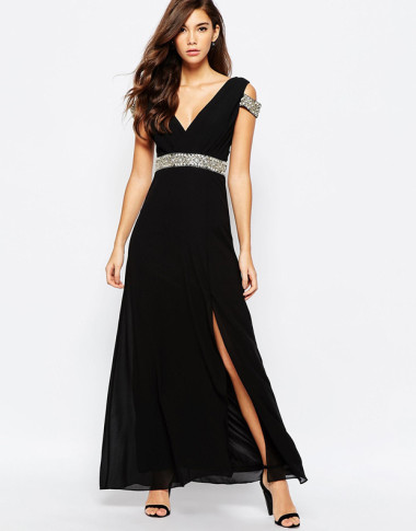 20 Gorgeous Black Bridesmaid Dresses | weddingsonline