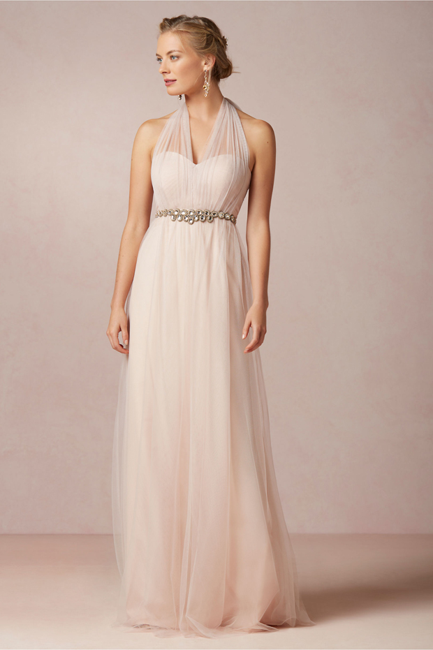 17 Stunning Blush Bridesmaid Dresses | weddingsonline