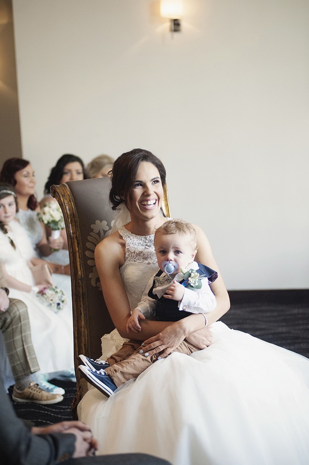 23-Real-Bride-with-Baby-Son-Wedding-Ceremony