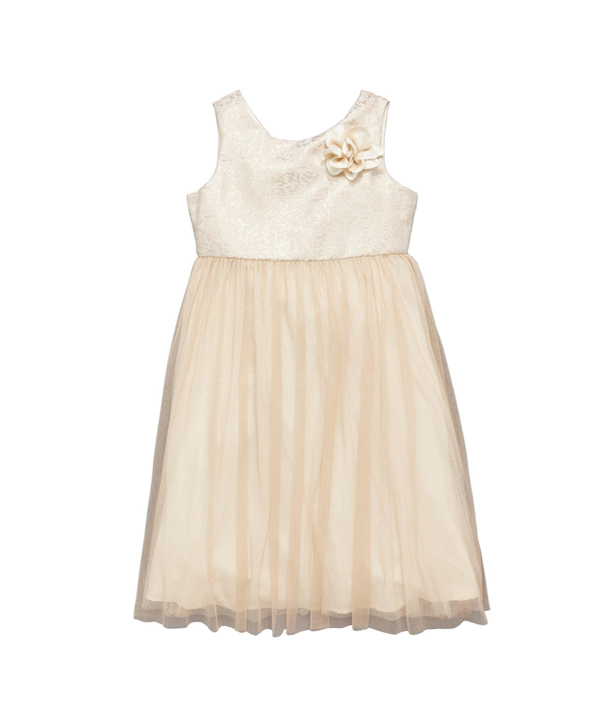 peach-flower-girl-dresses-with-corsage