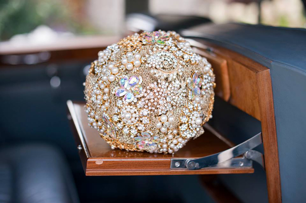 gold-and-diamante-bridal-brooch-bouquet