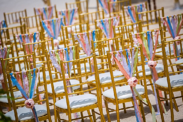 9-colourful-wedding-decor-outdoors-ribbon-chair-backs-weddingsonline