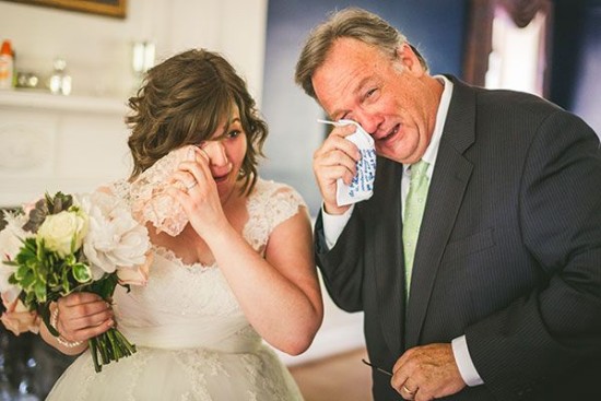 first-look-photo-crying-dad-bride