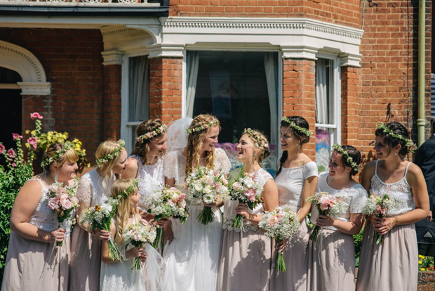 bridesmaids-in-skirts-and-lace-tops
