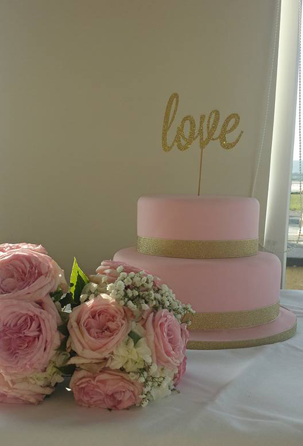 pink-and-gold-wedding-cake-with-love-cake-topper-selinas-cakes