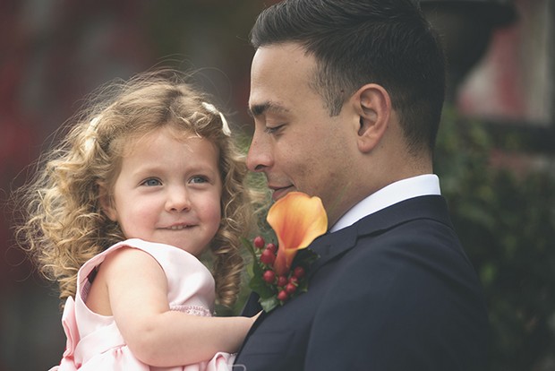 8-Cute-wedding-photo-groom-baby-daughter-weddingsonline