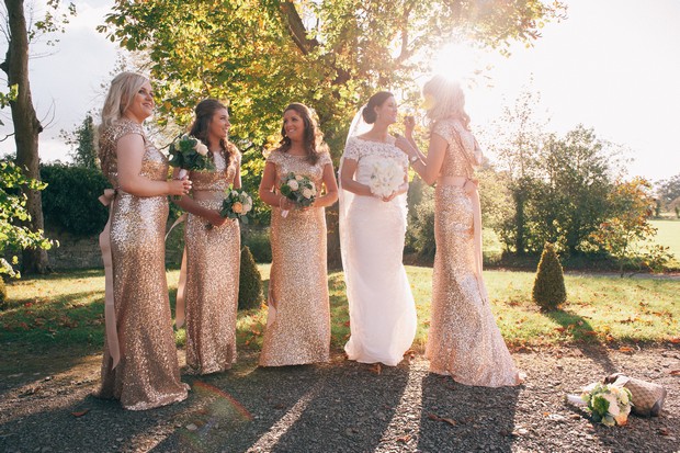 get-the-look-bridesmaids-in-gold-glittery-full-length-dresses