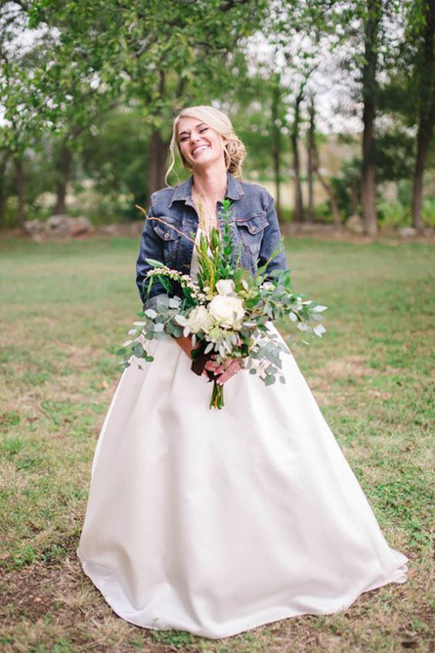 Bridesmaid Dresses With Denim Jackets 10