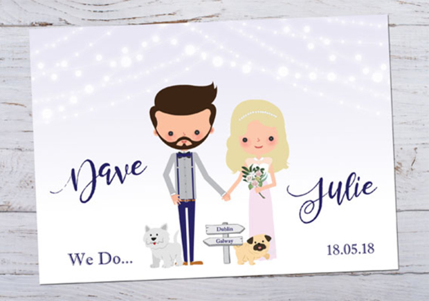 20 Pretty Personalised Wedding Invitations Weddingsonline