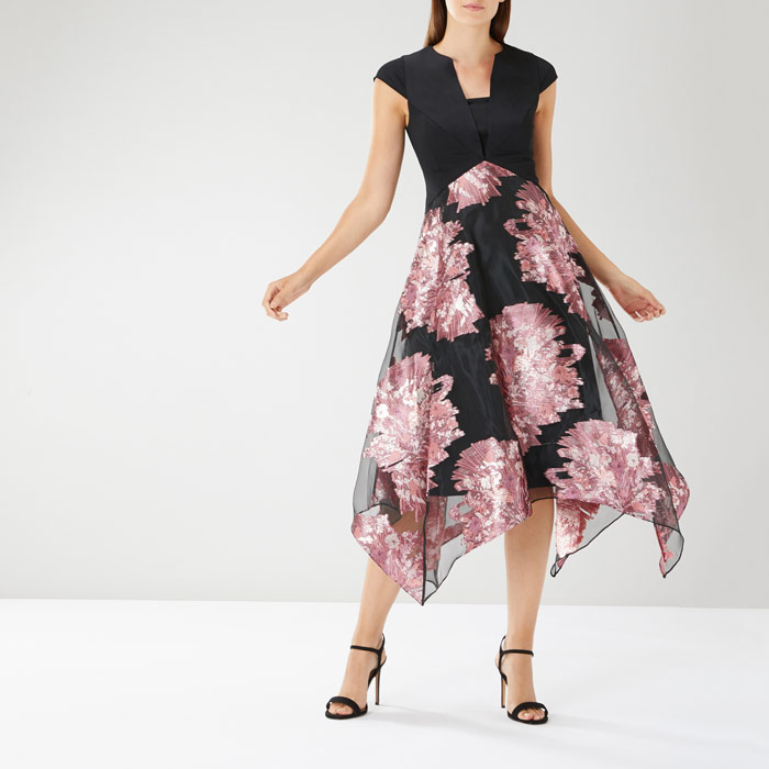 coast erica 3d spot dress