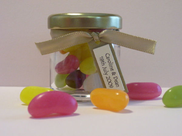 Jelly Beans Wedding Favours