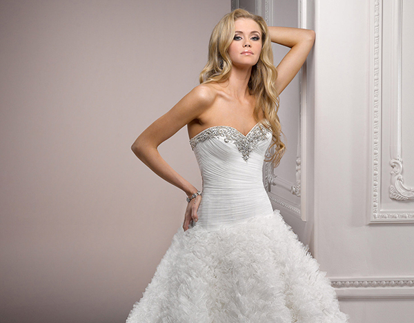 Vestido de novia orquídea de Maggie Sottero