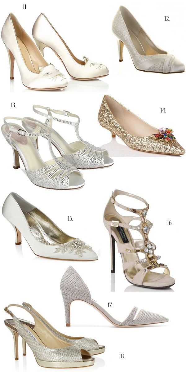 Stunning collection of bridal shoes