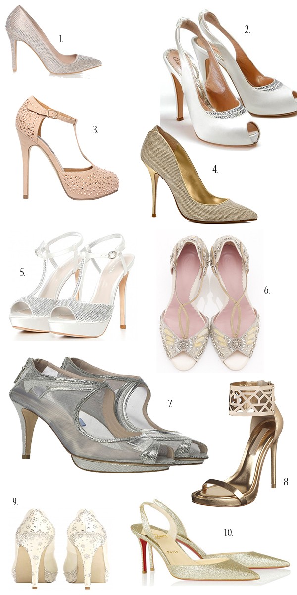 Bridal shoe selection