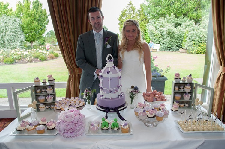 Purple vintage wedding at Inn at Dromoland by Gary Collins Photography 