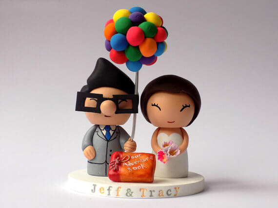 Quirky Wedding Cake Toppers