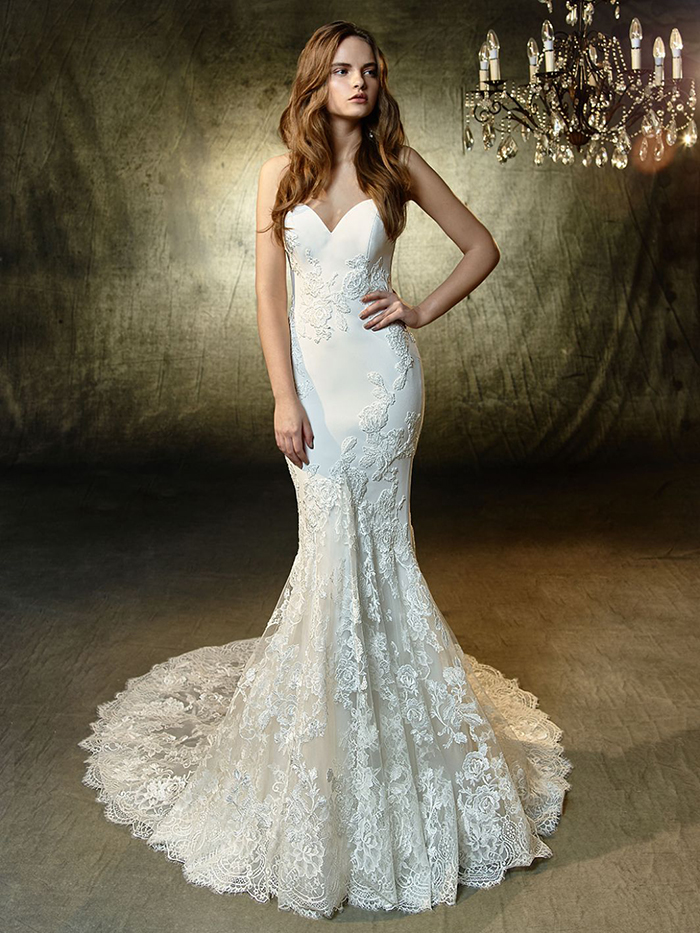 Vestidos de novia con pedrería