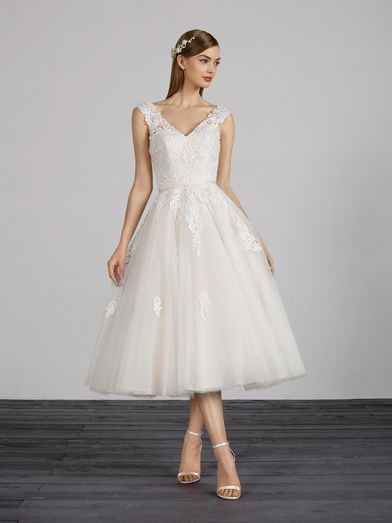vestidos de novia cortos