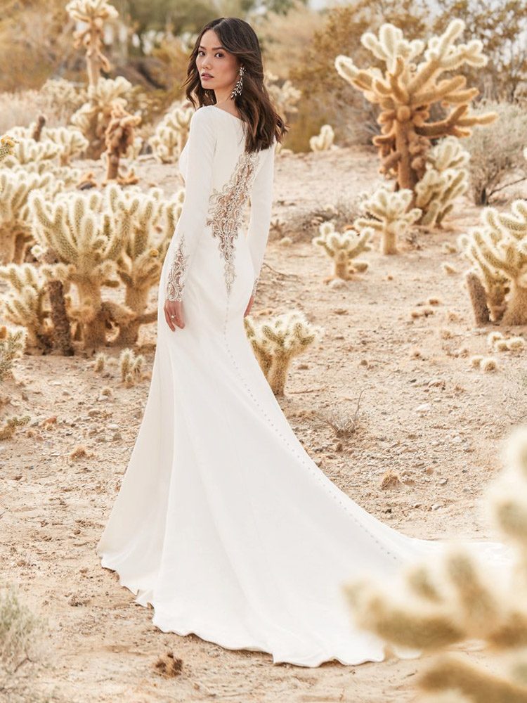 Vestido de novia brillante