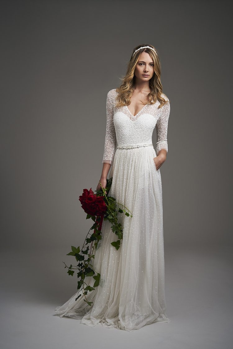 Vestidos de novia de manga larga