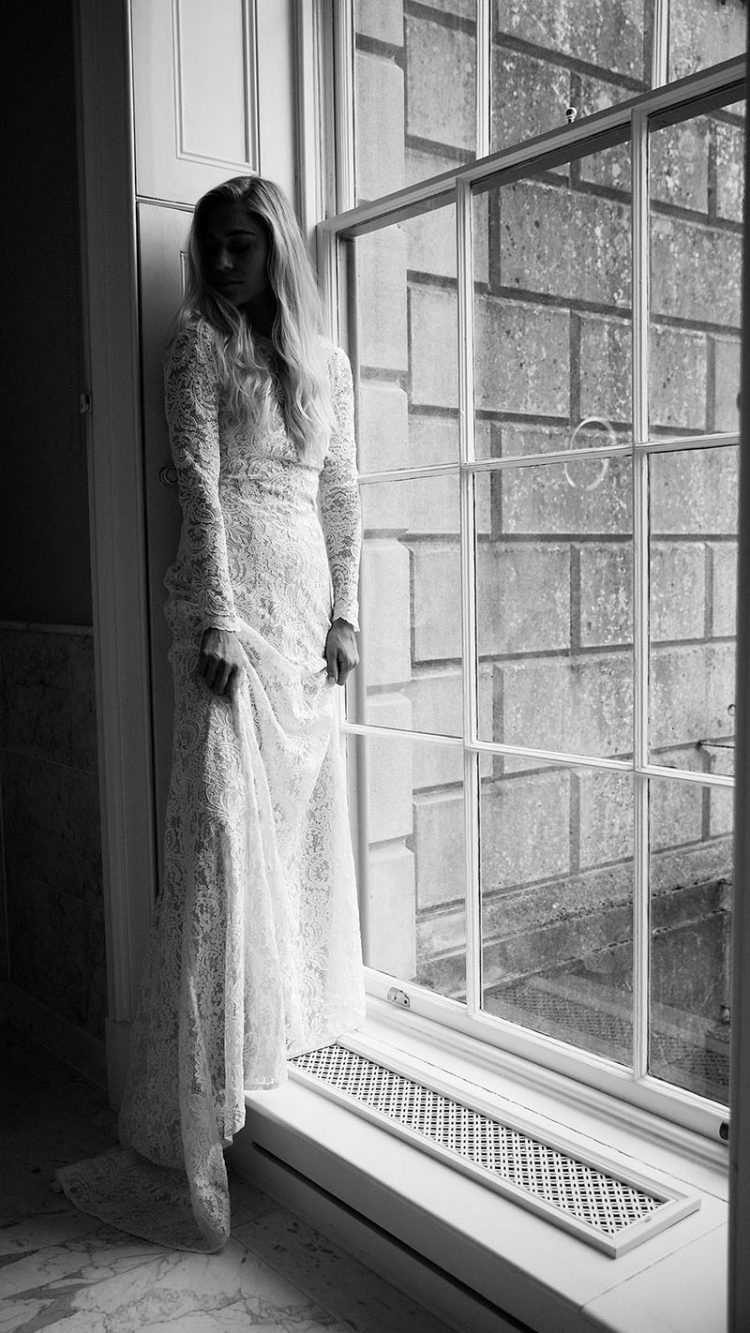 Vestidos de novia de manga larga