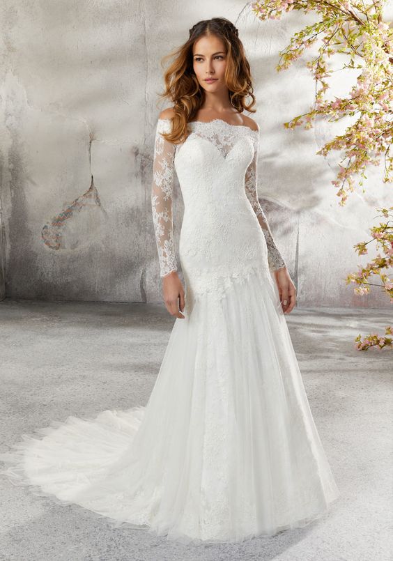 Vestidos de novia de manga larga