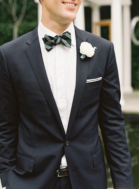 black tie groom