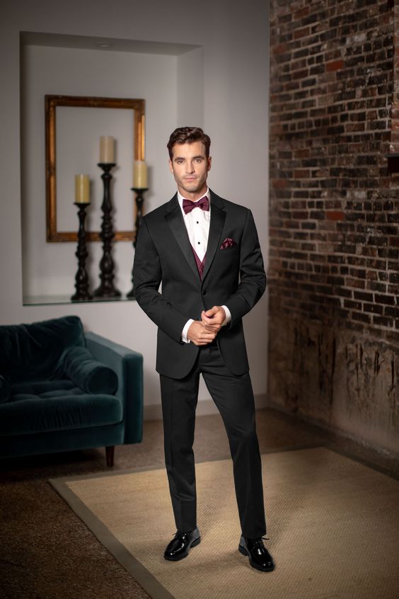 black tie groom