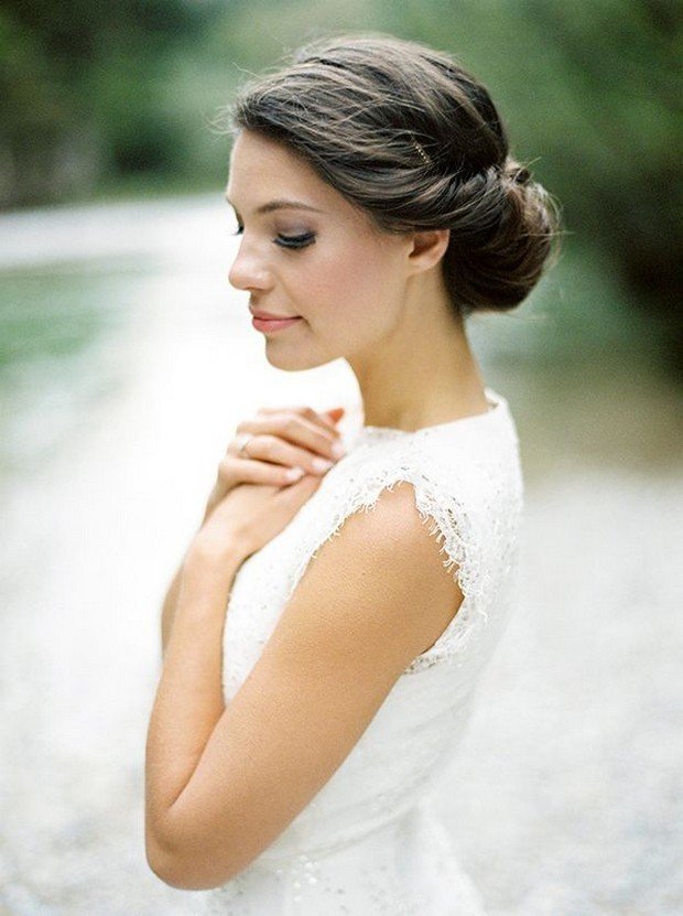 top 20 timeless wedding hair styles on weddingsonline low rolled chignon